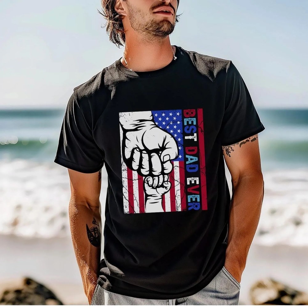 Best Dad Ever US Flag Shirt, Patriotic Fathers Day Gift, Patriotic Dad Shirt, Dad USA Flag Shirt, Fathers Day Gift, Best Dad Ever Tee 5 Best Dad Ever US Flag Shirt, Patriotic Fathers Day Gift, Patriotic Dad Shirt, Dad USA Flag Shirt, Fathers Day Gift, Best Dad Ever Tee