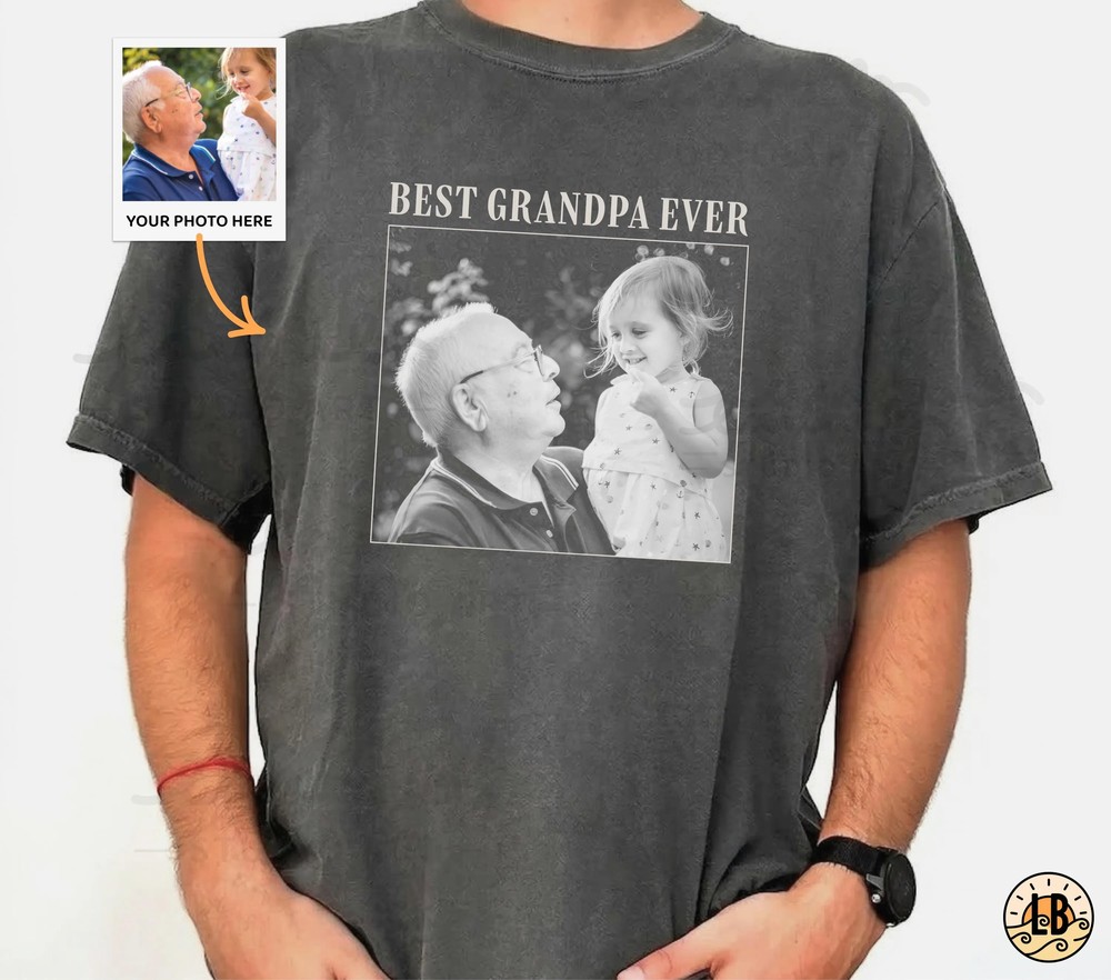 Best-Grandpa-Ever-Custom-Photo-Shirt-Vintage-Grandpa-Gift-from-Kids-Best-Grandpa-Ever-Custom-Photo-Shirt-Vintage-Grandpa-Gift-from-Kids-3 Best Grandpa Ever Custom Photo Shirt - Vintage Grandpa Gift from Kids 2