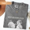 Best Grandpa Ever Custom Photo Shirt - Vintage Grandpa Gift from Kids 5 Best Grandpa Ever Custom Photo Shirt - Vintage Grandpa Gift from Kids 5