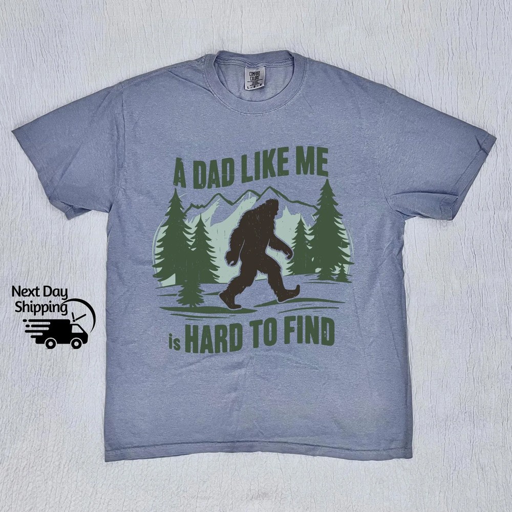 Bigfoot-Dad-Shirt-A-Dad-Like-Me-Is-Hard-To-Find-Funny-Retro-Bigfoot-Dad-Shirt-A-Dad-Like-Me-Is-Hard-To-Find-Funny-Retro-Tee-2 Bigfoot Dad Shirt - A Dad Like Me Is Hard To Find - Funny Retro Tee 1