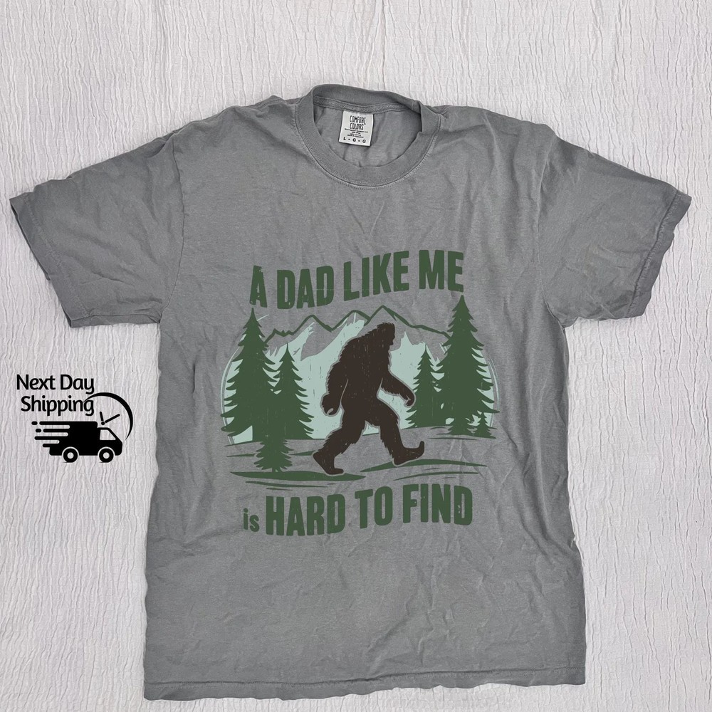 Bigfoot-Dad-Shirt-A-Dad-Like-Me-Is-Hard-To-Find-Funny-Retro-Bigfoot-Dad-Shirt-A-Dad-Like-Me-Is-Hard-To-Find-Funny-Retro-Tee-3 Bigfoot Dad Shirt - A Dad Like Me Is Hard To Find - Funny Retro Tee 2