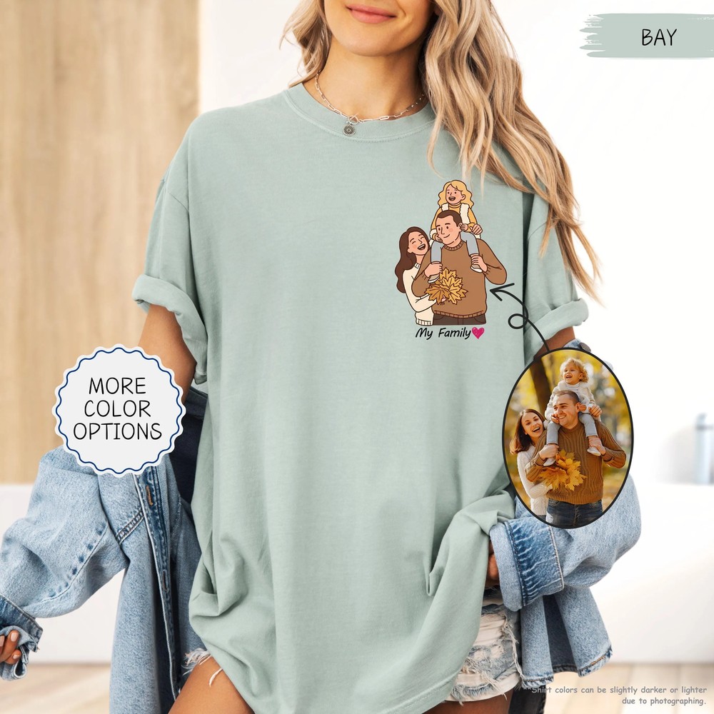 Cartoon-Caricature-Photo-Shirt-Family-Reunion-Custom-Picture-Cartoon-Caricature-Photo-Shirt-Family-Reunion-Custom-Picture-Tee-7 Cartoon Caricature Photo Shirt - Family Reunion Custom Picture Tee 6