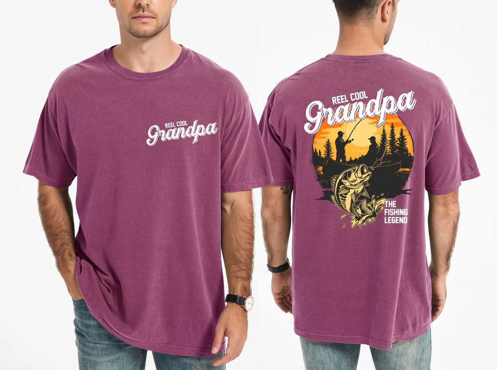 Comfort-Colors-Fathers-Day-Shirt-Grandpa-And-Dad-Tshirt-Fishing-Dad-Top-Fisherman-Dad-Tee-Fathers-Day-Gift-Holiday-Outfit-3 Comfort Colors Fathers Day Shirt, Grandpa And Dad Tshirt, Fishing Dad Top, Fisherman Dad Tee, Fathers Day Gift, Holiday Outfit 2