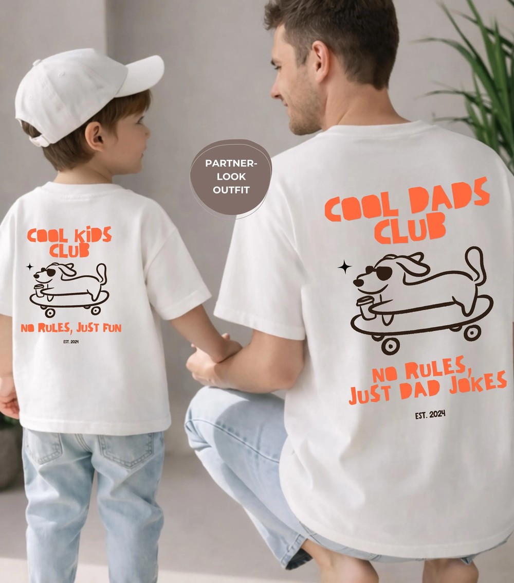 Cool Dads Club Matching Set - Father and Son Outfits 4 Cool Dads Club Matching Set - Father and Son Outfits