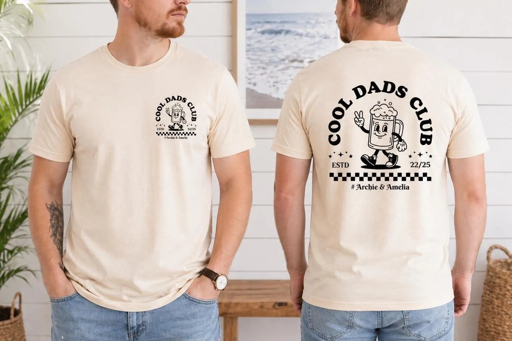 Cool Dads Club T-Shirt, Custom Dad Est Date Printed Shirt, Still Cool Just Tired Tops, Best Dad Ever Tee, Fathers Day Gift, New Dad Gifts 7 Cool Dads Club T-Shirt, Custom Dad Est Date Printed Shirt, Still Cool Just Tired Tops, Best Dad Ever Tee, Fathers Day Gift, New Dad Gifts