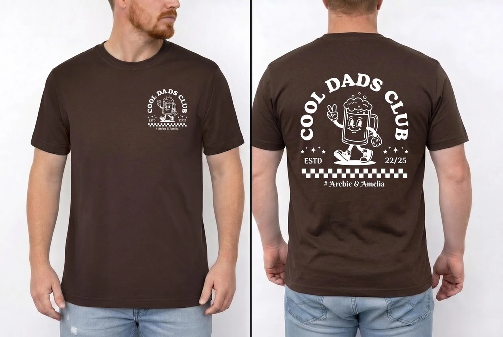 Cool-Dads-Club-T-Shirt-Custom-Dad-Est-Date-Printed-Shirt-Still-Cool-Just-Tired-Tops-Best-Dad-Ever-Tee-Fathers-Day-Gift-New-Dad-Gifts-4 Cool Dads Club T-Shirt, Custom Dad Est Date Printed Shirt, Still Cool Just Tired Tops, Best Dad Ever Tee, Fathers Day Gift, New Dad Gifts 3
