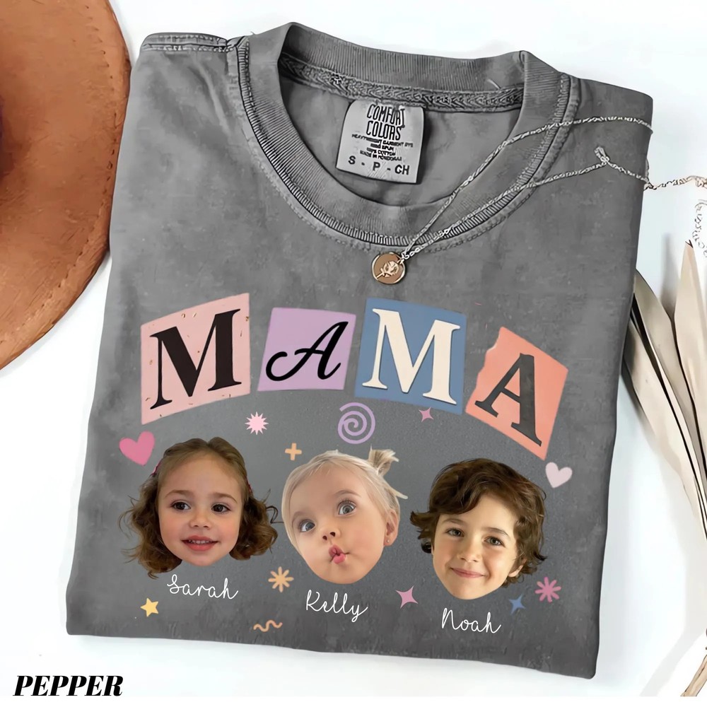 Custom-Baby-Faces-Photo-Shirt-Personalized-Mama-Gift-with-Names-Custom-Baby-Faces-Photo-Shirt-Personalized-Mama-Gift-with-Names-8 Custom Baby Faces Photo Shirt - Personalized Mama Gift with Names 7