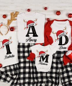 Custom Christmas Family Name 2025 - Personalized Holiday Pajamas
