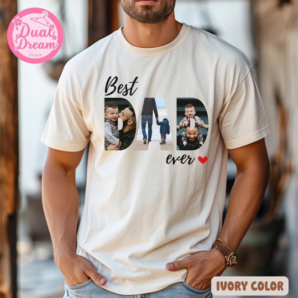 Custom-DAD-Photo-Shirt-Personalized-Fathers-Day-Gift-3 Custom DAD Photo Shirt - Personalized Father's Day Gift 2