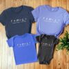 Custom Family Group Shirt - Friends Theme Matching Trip Tees