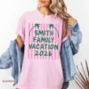 Custom Family Vacation Shirt - Summer Beach Matching Tees 2