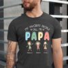 Custom Grandkids Name Grandpa Shirt - Father's Day Papa Tee 2 Custom Grandkids Name Grandpa Shirt - Father's Day Papa Tee 2