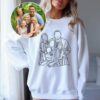 Custom Line Portrait Shirt - Minimalist Family Photo Gift 1 Custom Line Portrait Shirt - Minimalist Family Photo Gift 1