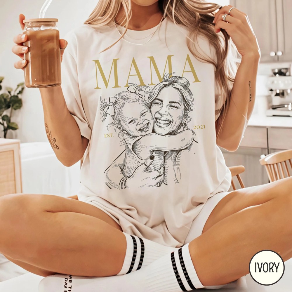 Custom-Mama-Photo-Shirt-Personalized-Mom-Portrait-from-Photo-Custom-Mama-Photo-Shirt-Personalized-Mom-Portrait-from-Photo-4 Custom Mama Photo Shirt - Personalized Mom Portrait from Photo 3