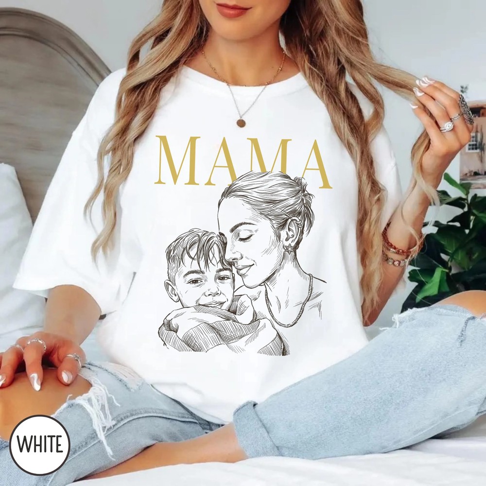 Custom-Mama-Photo-Shirt-Personalized-Mom-Portrait-from-Photo-Custom-Mama-Photo-Shirt-Personalized-Mom-Portrait-from-Photo-5 Custom Mama Photo Shirt - Personalized Mom Portrait from Photo 4