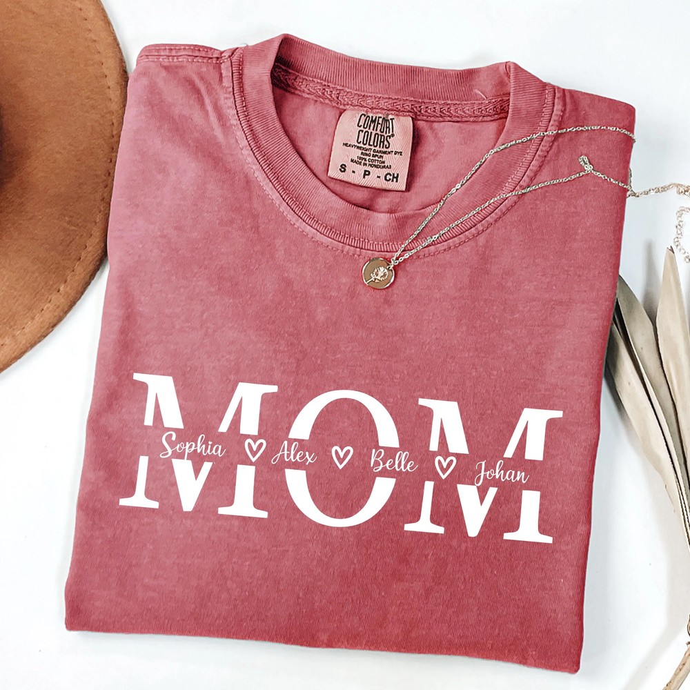Custom-Mom-Shirt-with-Childrens-Names-Personalized-Mama-Gift-Custom-Mom-Shirt-with-Childrens-Names-Personalized-Mama-Gift-2 Custom Mom Shirt with Children's Names - Personalized Mama Gift 1