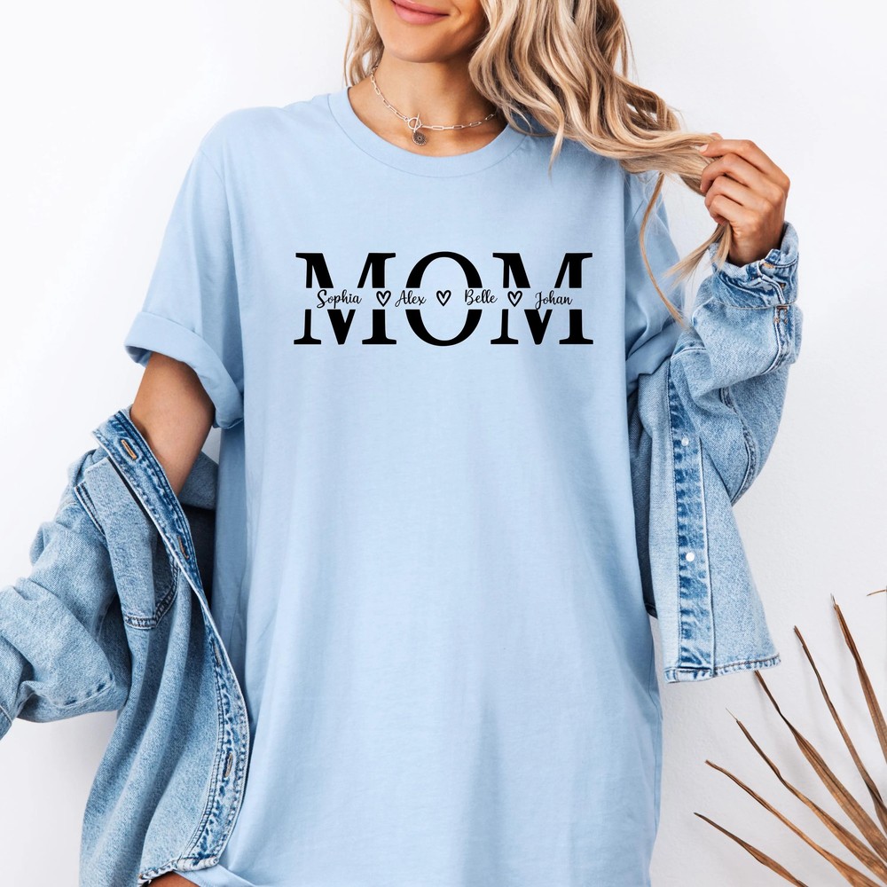 Custom-Mom-Shirt-with-Childrens-Names-Personalized-Mama-Gift-Custom-Mom-Shirt-with-Childrens-Names-Personalized-Mama-Gift-7 Custom Mom Shirt with Children's Names - Personalized Mama Gift 6