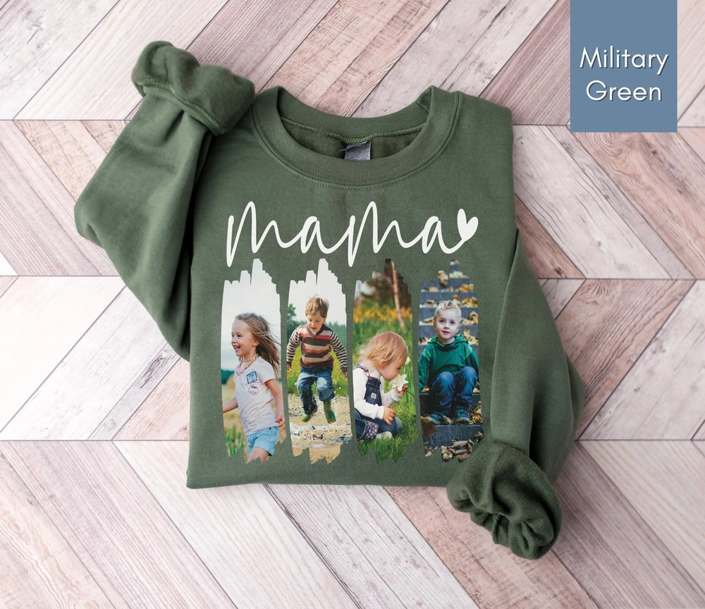 Custom Picture Gift for Mama - Personalized Birthday Mom T-Shirt 6 Custom Picture Gift for Mama - Personalized Birthday Mom T-Shirt
