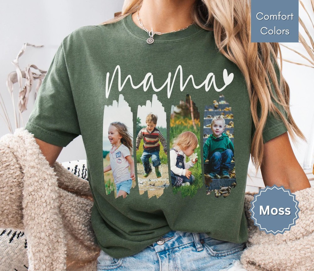 Custom-Picture-Gift-for-Mama-Personalized-Birthday-Mom-Custom-Picture-Gift-for-Mama-Personalized-Birthday-Mom-T-Shirt-5 Custom Picture Gift for Mama - Personalized Birthday Mom T-Shirt 4