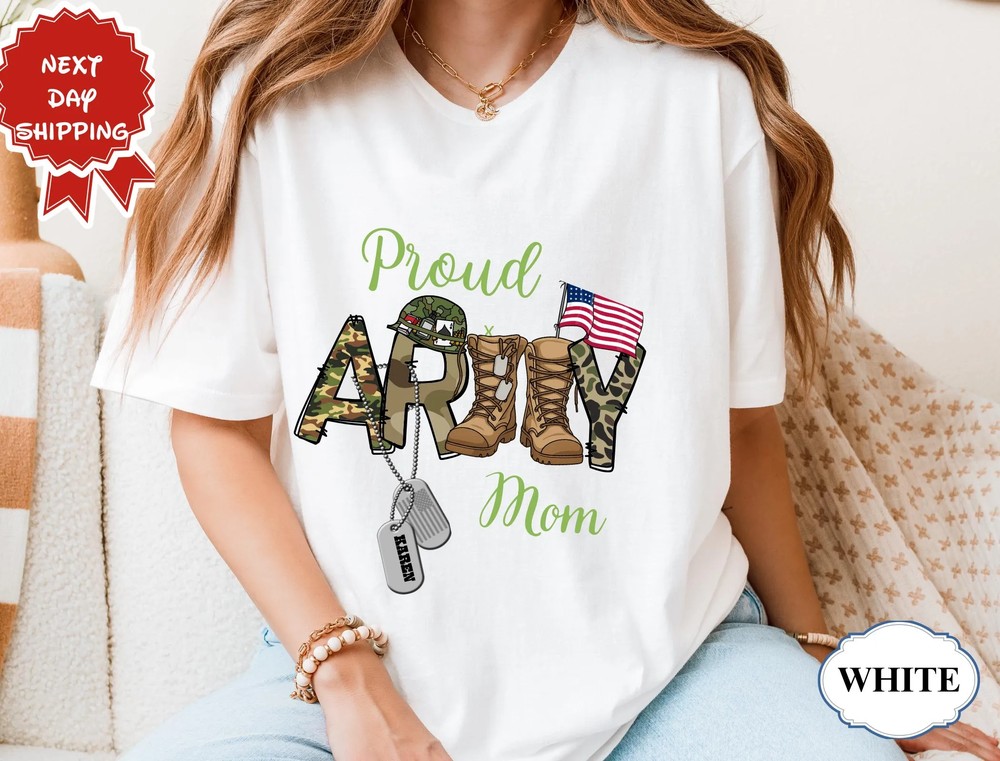 Custom-Proud-Army-Family-Shirt-Personalized-Military-Gift-for-Mom-Dad-Custom-Proud-Army-Family-Shirt-Personalized-Military-Gift-for-Mom-Dad-2 Custom Proud Army Family Shirt - Personalized Military Gift for Mom Dad 1