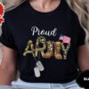 Custom Proud Army Family Shirt - Personalized Military Gift for Mom Dad 3 Custom Proud Army Family Shirt - Personalized Military Gift for Mom Dad 3