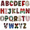 Family Christmas Name Shirt - Doodle Alphabet Xmas Sweatshirt 5