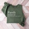 Family Definition Shirt - Chaos and Love Matching Family Tee 1 Family Definition Shirt - Chaos and Love Matching Family Tee 1