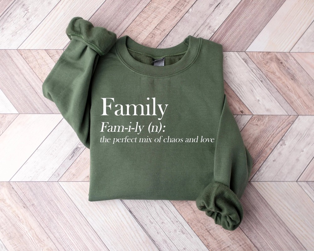 Family-Definition-Shirt-Chaos-and-Love-Matching-Family-Family-Definition-Shirt-Chaos-and-Love-Matching-Family-Tee-2 Family Definition Shirt - Chaos and Love Matching Family Tee 1