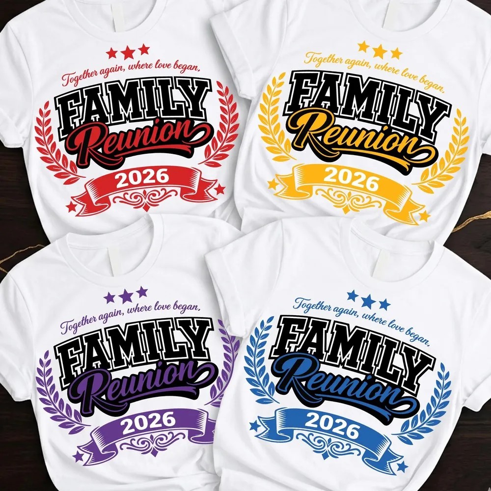 Family Reunion 2026 T-Shirt - Matching Group Gathering Apparel 8 Family Reunion 2026 T-Shirt - Matching Group Gathering Apparel