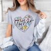 Floral Mother Heart Shirt - Mom Life Tee - Mother's Day Outfit 1 Floral Mother Heart Shirt - Mom Life Tee - Mother's Day Outfit 1