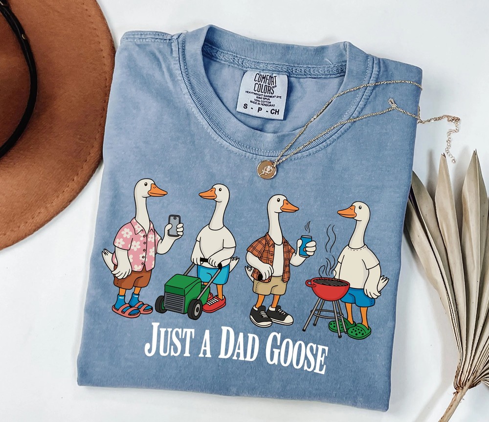 Funny-Goose-Dad-Shirt-Silly-Goose-Graphic-Tee-Sarcastic-Dad-Gift-Funny-Goose-Dad-Shirt-Silly-Goose-Graphic-Tee-Sarcastic-Dad-Gift-2 Funny Goose Dad Shirt - Silly Goose Graphic Tee - Sarcastic Dad Gift 1