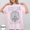 Happiest Mom On Earth Shirt - Retro Disney Castle Coquette Bow Tee 2