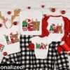 Monogram Family Christmas Shirt - Personalized Mom Dad Xmas Tee 1 Monogram Family Christmas Shirt - Personalized Mom Dad Xmas Tee 1