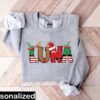Monogram Family Christmas Shirt - Personalized Mom Dad Xmas Tee 4 Monogram Family Christmas Shirt - Personalized Mom Dad Xmas Tee 4