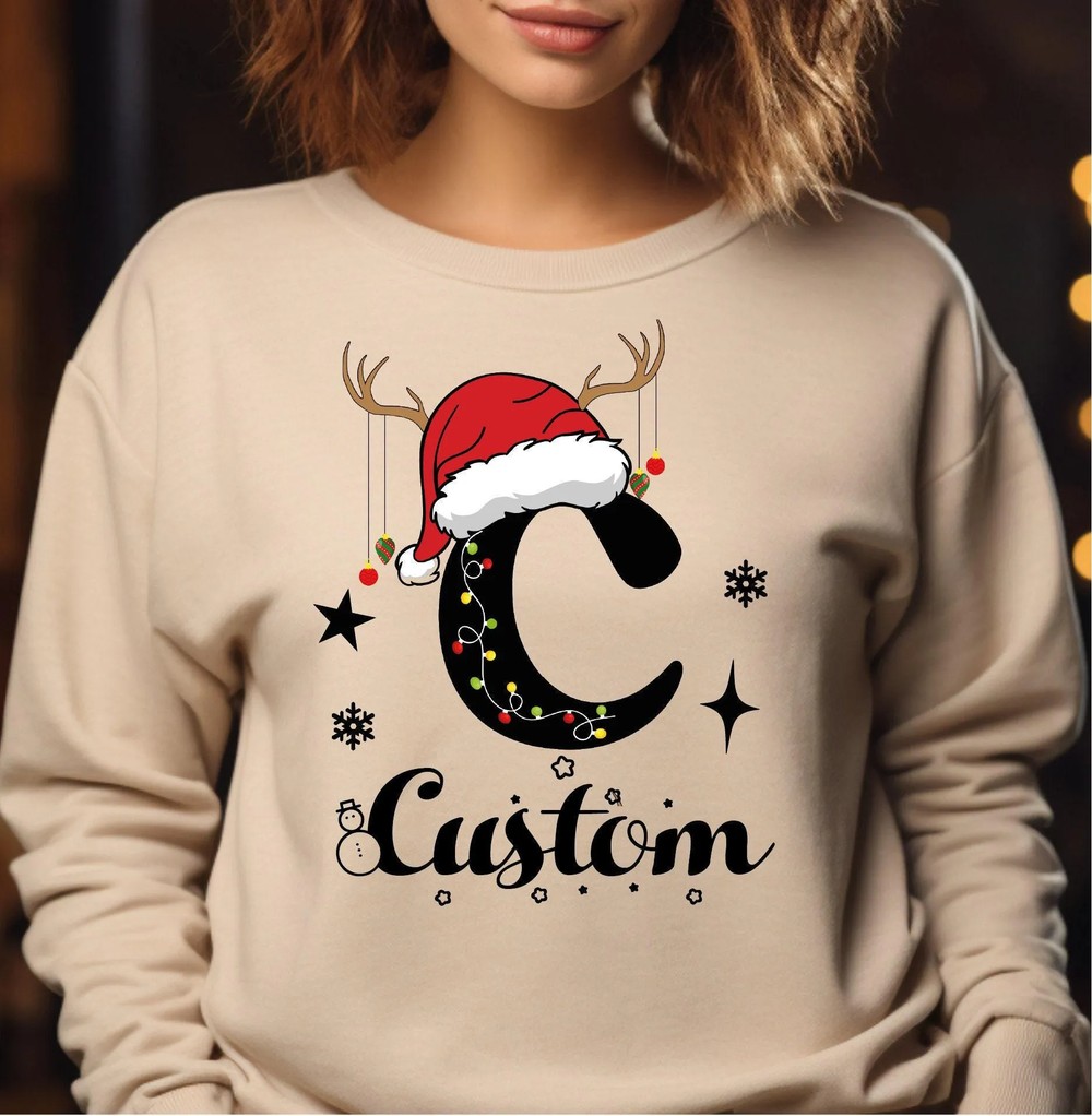 Monogrammed-Family-Christmas-Sweatshirt-Custom-Name-Gift-Monogrammed-Family-Christmas-Sweatshirt-Custom-Name-Gift-2 Monogrammed Family Christmas Sweatshirt - Custom Name Gift 1