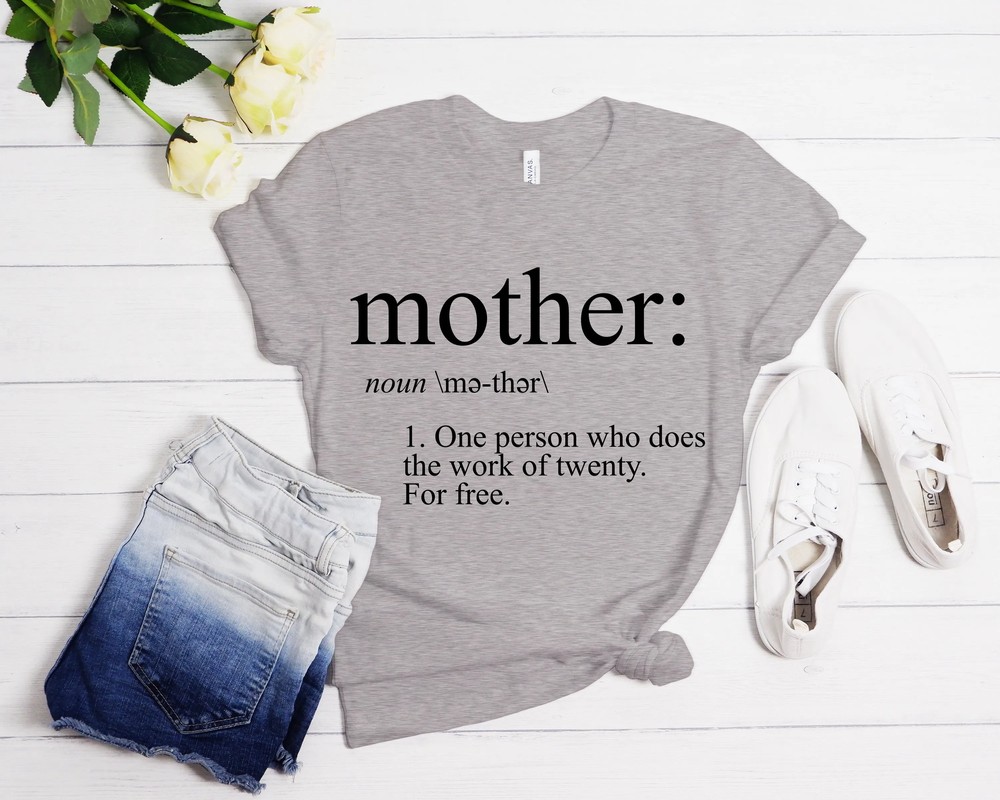 Mother-Definition-Shirt-Best-Mom-Ever-Gift-Minimalist-Mothers-Day-Mother-Definition-Shirt-Best-Mom-Ever-Gift-Minimalist-Mothers-Day-Tee-3 Mother Definition Shirt - Best Mom Ever Gift - Minimalist Mother's Day Tee 2
