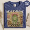 Never Alone Frog Mom Shirt - Relatable Parenting Humor - Tired Mom Gift 2 Never Alone Frog Mom Shirt - Relatable Parenting Humor - Tired Mom Gift 2