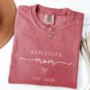 New Mom Est Year Personalized Shirt - Mom To Be Mother's Day Gift 2 New Mom Est Year Personalized Shirt - Mom To Be Mother's Day Gift 2