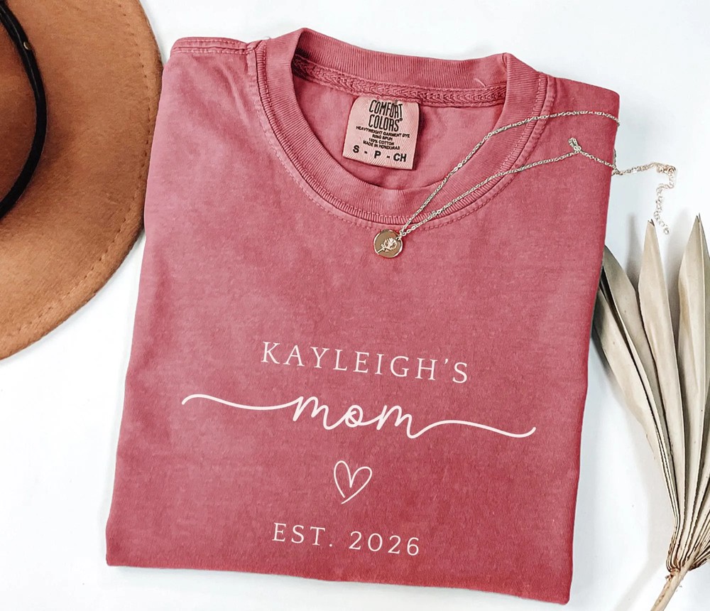 New-Mom-Est-Year-Personalized-Shirt-Mom-To-Be-Mothers-Day-Gift-New-Mom-Est-Year-Personalized-Shirt-Mom-To-Be-Mothers-Day-Gift-3 New Mom Est Year Personalized Shirt - Mom To Be Mother's Day Gift 2