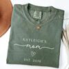 New Mom Est Year Personalized Shirt - Mom To Be Mother's Day Gift 4 New Mom Est Year Personalized Shirt - Mom To Be Mother's Day Gift 4