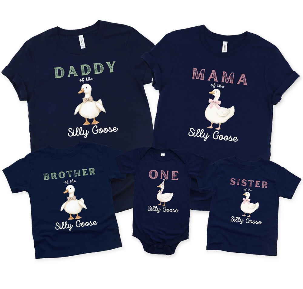 One-Silly-Goose-Birthday-Party-Shirts-Matching-Family-Goose-Tees-One-Silly-Goose-Birthday-Party-Shirts-Matching-Family-Goose-Tees-2 One Silly Goose Birthday Party Shirts - Matching Family Goose Tees 1