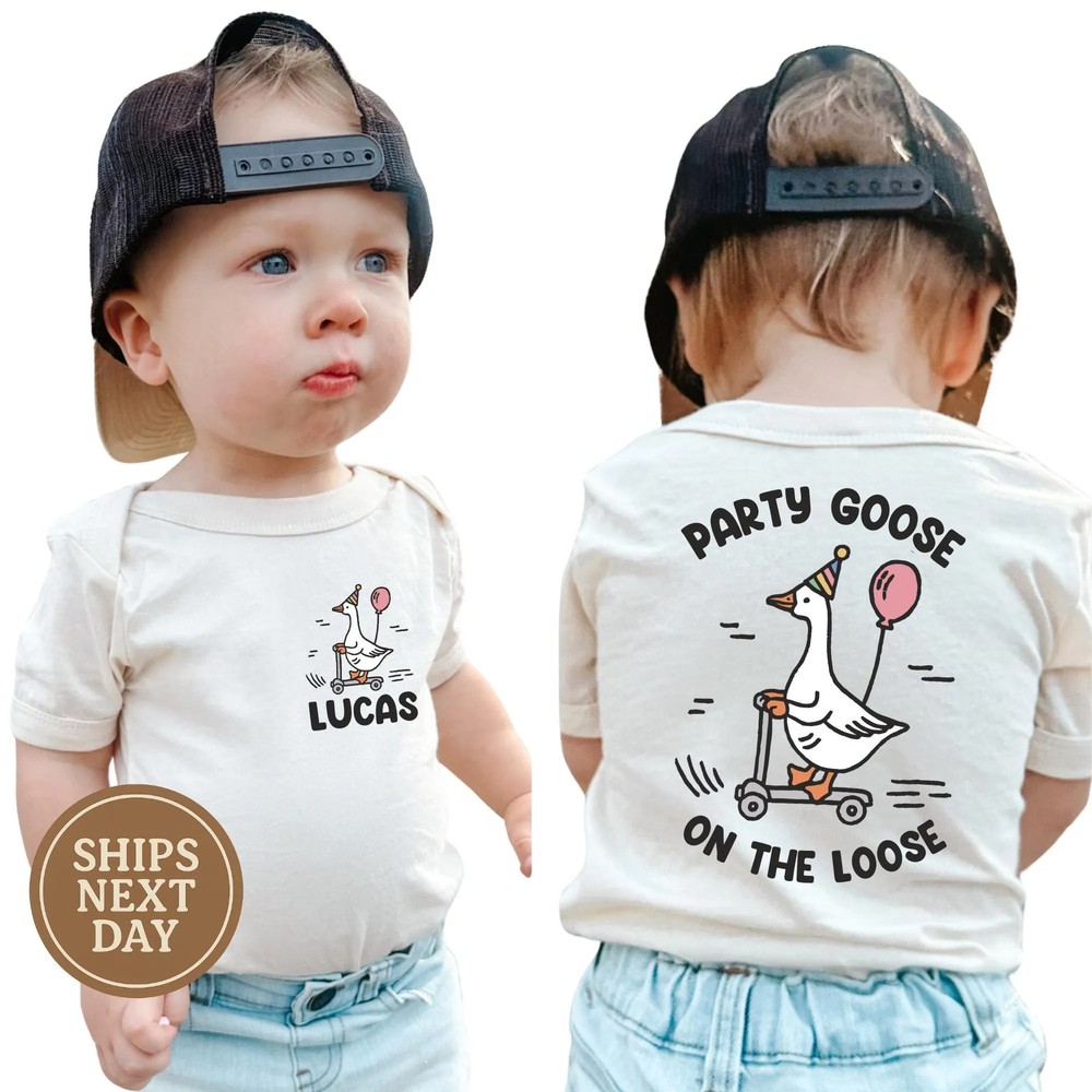 Party-Goose-On-the-Loose-Shirt-Goose-Birthday-Family-Matching-Outfit-Party-Goose-On-the-Loose-Shirt-Goose-Birthday-Family-Matching-Outfit-3 Party Goose On the Loose Shirt - Goose Birthday Family Matching Outfit 2