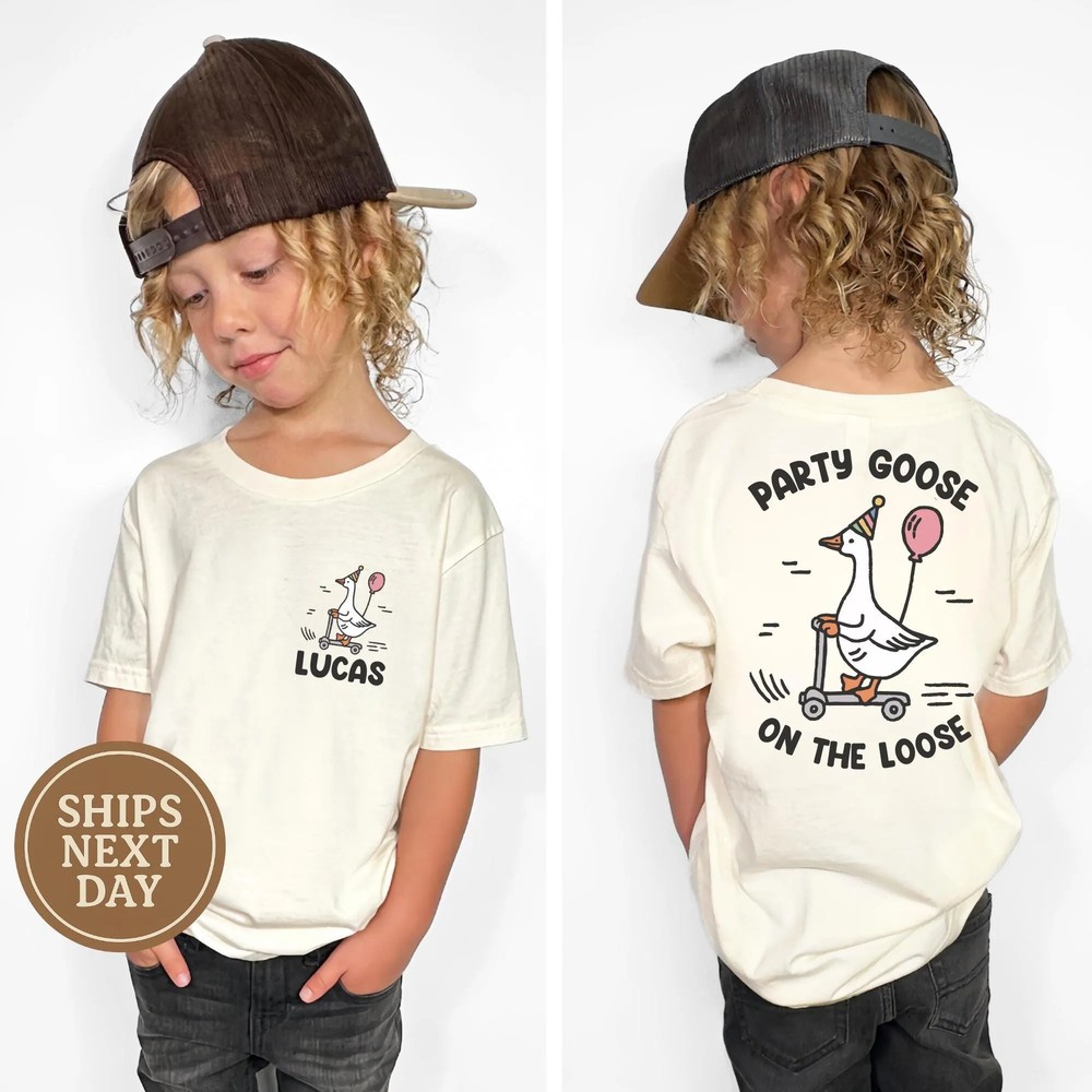 Party-Goose-On-the-Loose-Shirt-Goose-Birthday-Family-Matching-Outfit-Party-Goose-On-the-Loose-Shirt-Goose-Birthday-Family-Matching-Outfit-5 Party Goose On the Loose Shirt - Goose Birthday Family Matching Outfit 4