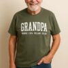 Personalised Grandpa Shirt - Custom Grandkids Names Father's Day Gift