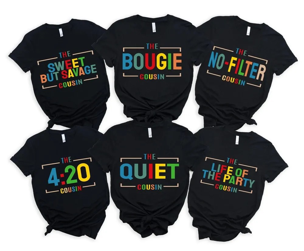 Personalized Cousin Nutrition Facts Shirt - Cousins Trip Funny Tee 10 Personalized Cousin Nutrition Facts Shirt - Cousins Trip Funny Tee