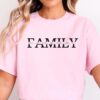 Personalized Family Shirt with Kids Names Inside - Minimal Aesthetic 2 Personalized Family Shirt with Kids Names Inside - Minimal Aesthetic 2