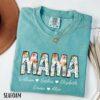 Personalized Floral Mama Shirt - Custom Kids Names Mother's Day Tee 3 Personalized Floral Mama Shirt - Custom Kids Names Mother's Day Tee 3