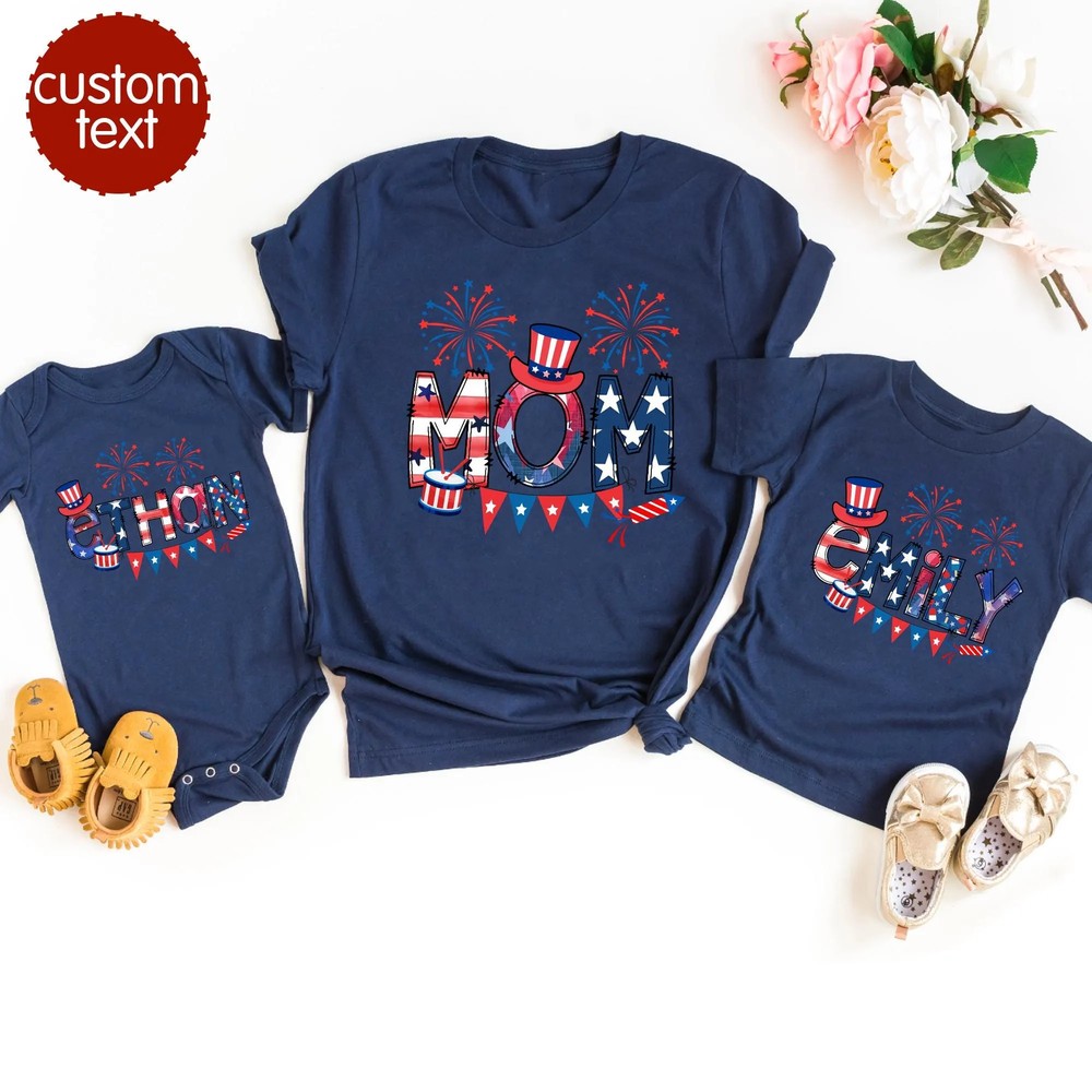 Personalized-Fourth-of-July-Family-Shirts-Patriotic-Doodles-Pattern-Personalized-Fourth-of-July-Family-Shirts-Patriotic-Doodles-Pattern-3 Personalized Fourth of July Family Shirts - Patriotic Doodles Pattern 2