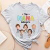 Personalized Grandma Photo Shirt - This Grandma Belongs To Tee 2 Personalized Grandma Photo Shirt - This Grandma Belongs To Tee 2