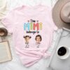 Personalized Grandma Photo Shirt - This Grandma Belongs To Tee 4 Personalized Grandma Photo Shirt - This Grandma Belongs To Tee 4